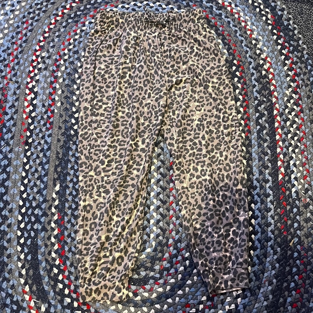 Zenana Leopard Print Pants